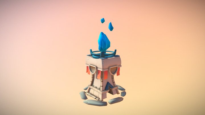 Crystal tower 3D Model