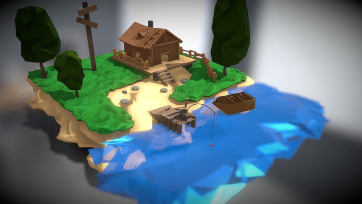 old little house 3D Model
