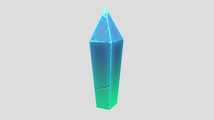 throwing crystal 3D Model