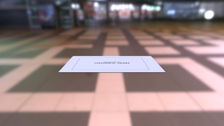 Business Card 3D Model