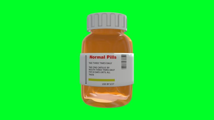 Normal Pills 3D Model