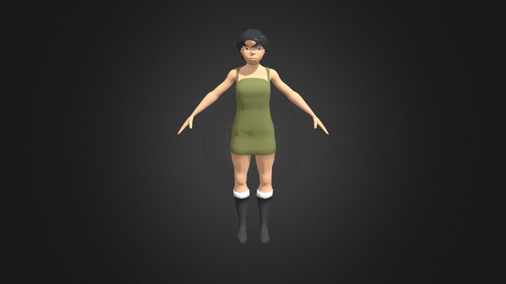 Women_Character 3D Model
