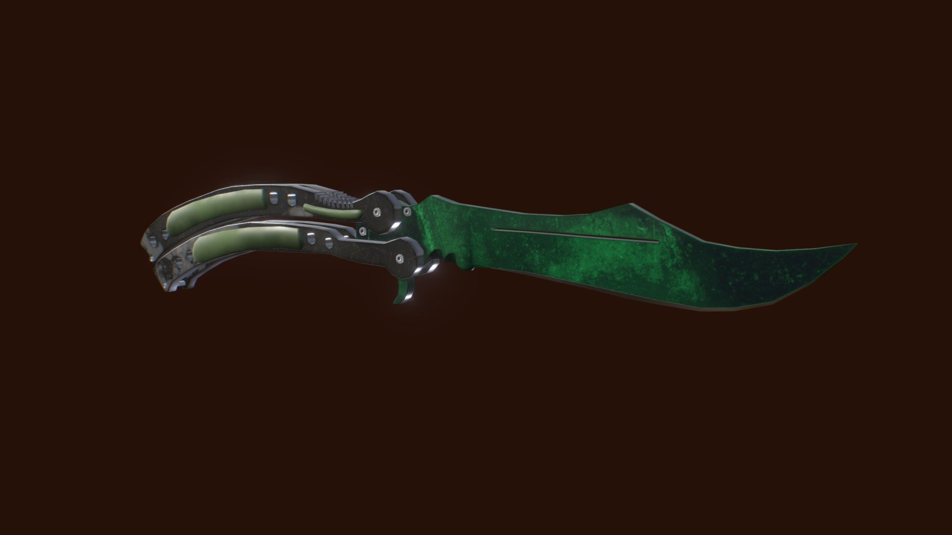 Butterfly Knife Gamma Doppler Phase 2 3D model by soupsi (soupsii