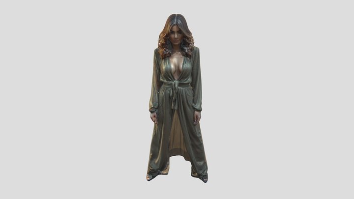 Young woman 3D Model 3D Model