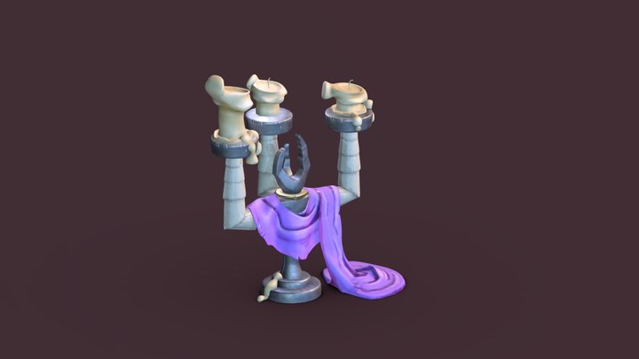 Guldan's Candle 3D Model