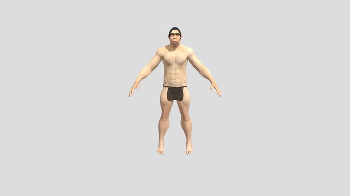 Neandertaler 3D Model