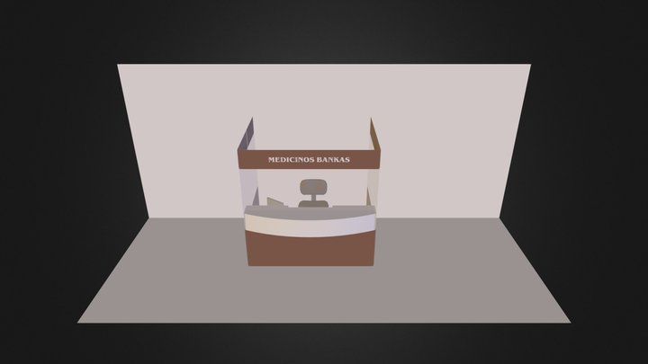 Medicinos bankas IKEA 3D Model