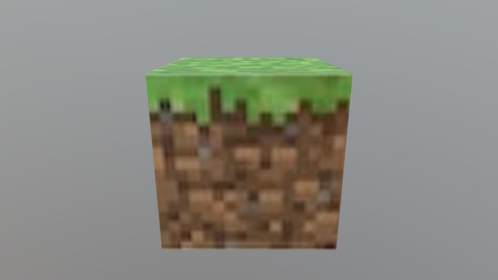 grass block 3D Model