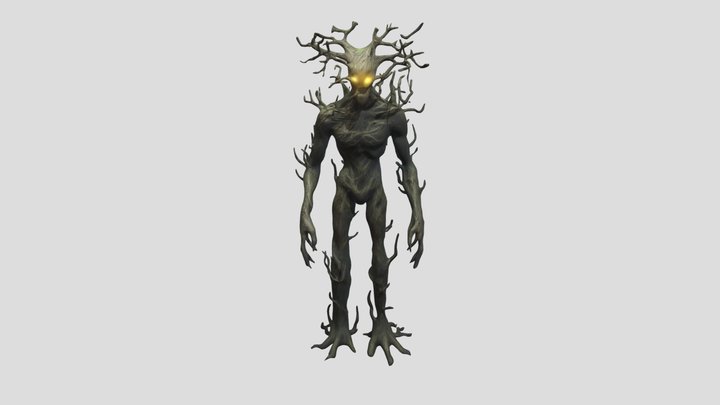 The object is a towering, humanoid figure 3D Model