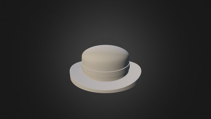 Flat Hat 3D Model