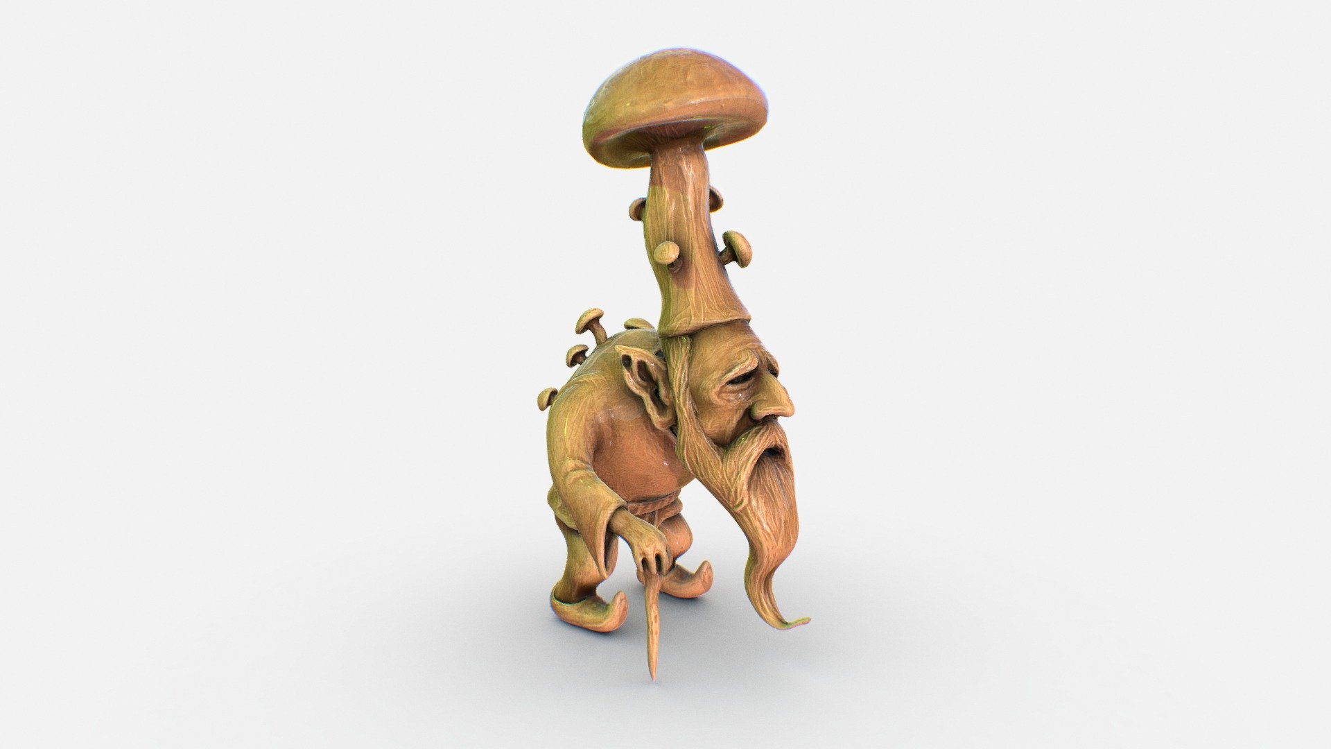Mushroom king 3D model by Hamidreza Afshari (artofcodeplus) [2fa4091