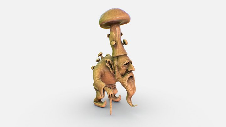 Mushroom king 3D Model