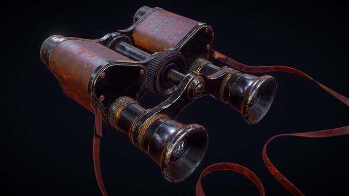 Binoculars 3D Model