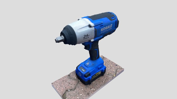 Kobalt Impact Gun - Cordless 3D Model