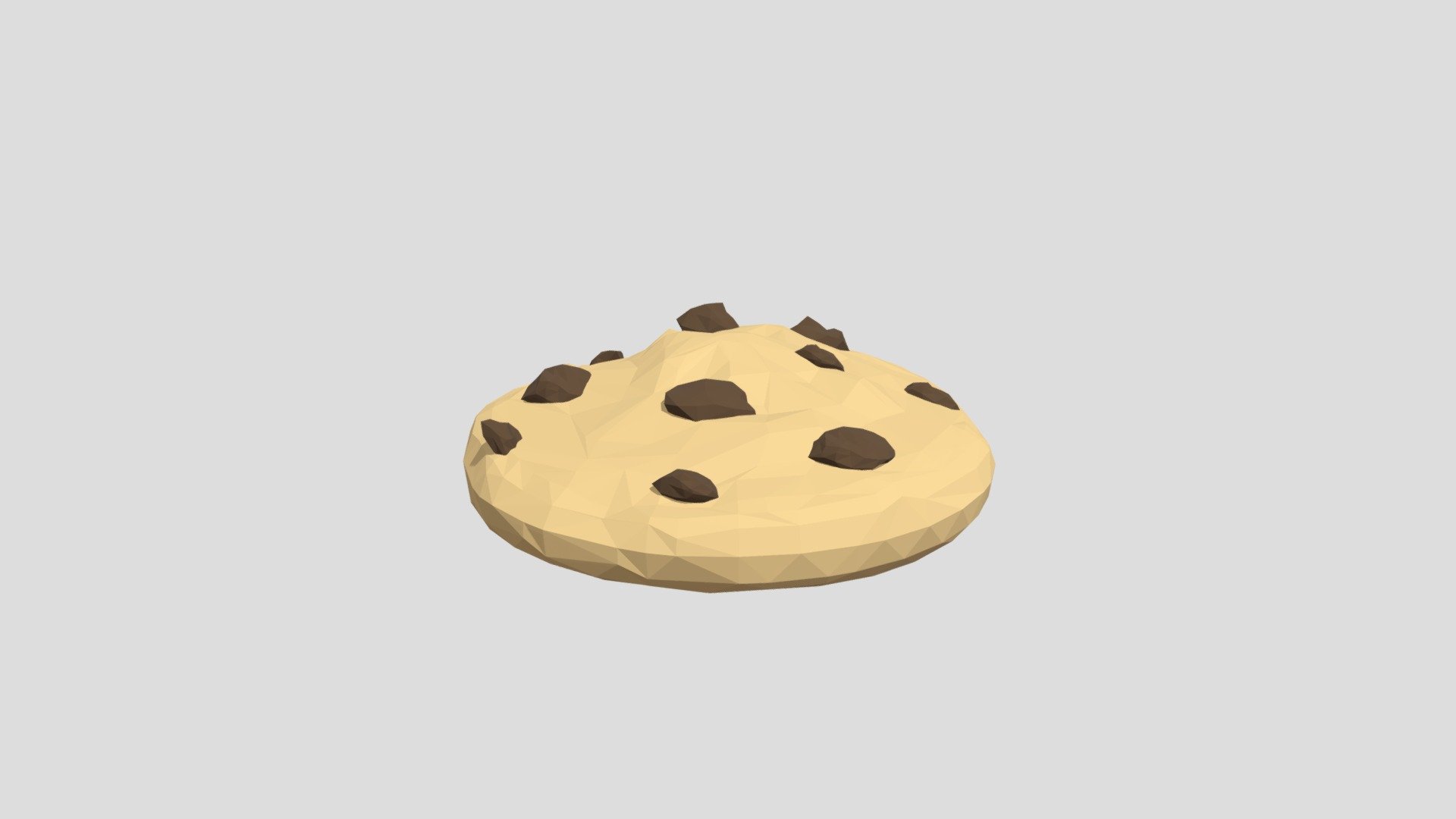 Cookie from Poly by Google — Sketchfab embed 3D viewer