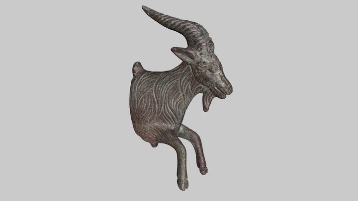 Appliqué in the form of a goat 3D Model