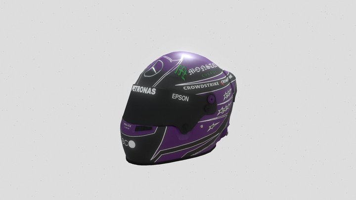 Helmet_Hamilton_Only_LOD0 3D Model