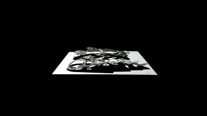 Reflective metal 3D Model