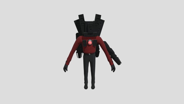 Titan-speaker-man 3D Model
