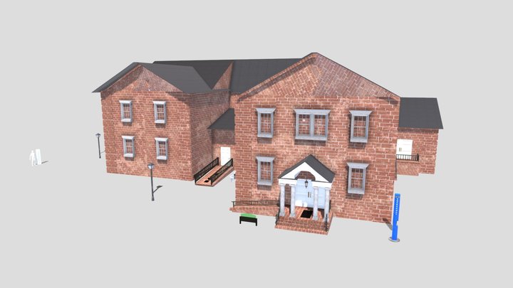 Modular Building Environment 3D Model