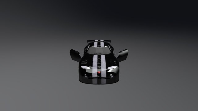 Dodge Viper GTSR 2000 3D Model