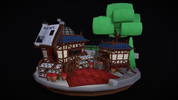 GameArt - Bazaar 3D Model