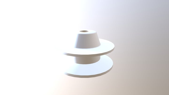 Polia simples 3D Model