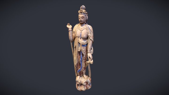Pearl S. Buck's Guanyin Statue 3D Model