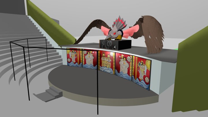 Pedura 2024 Back Stage 3D Model