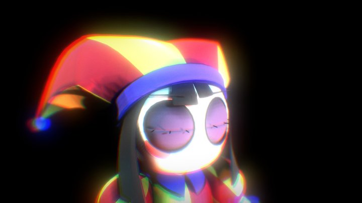 Evil Pomni 3D Model