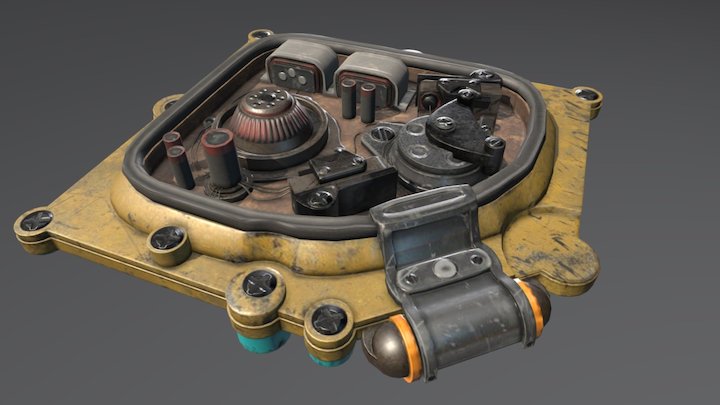 Flux Sensor 3D Model