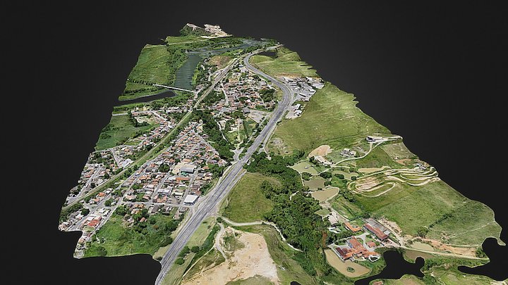 Floriano, RJ - Brazil 3D Model
