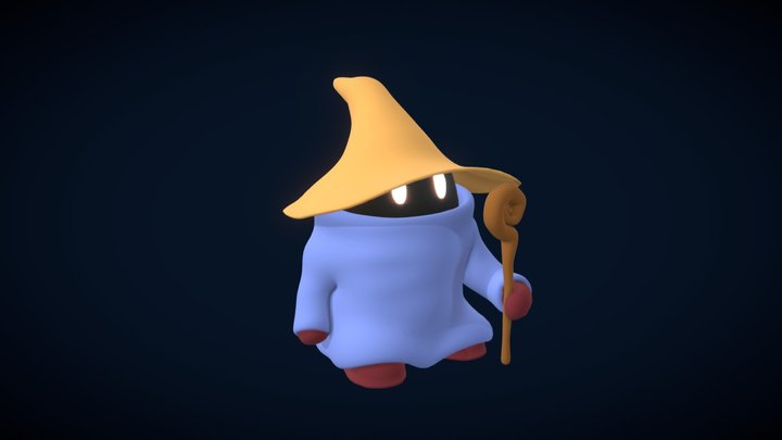 Final Fantasy's BLACK MAGE 3D Model