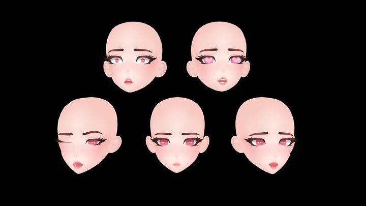Mana Expressions 3D Model