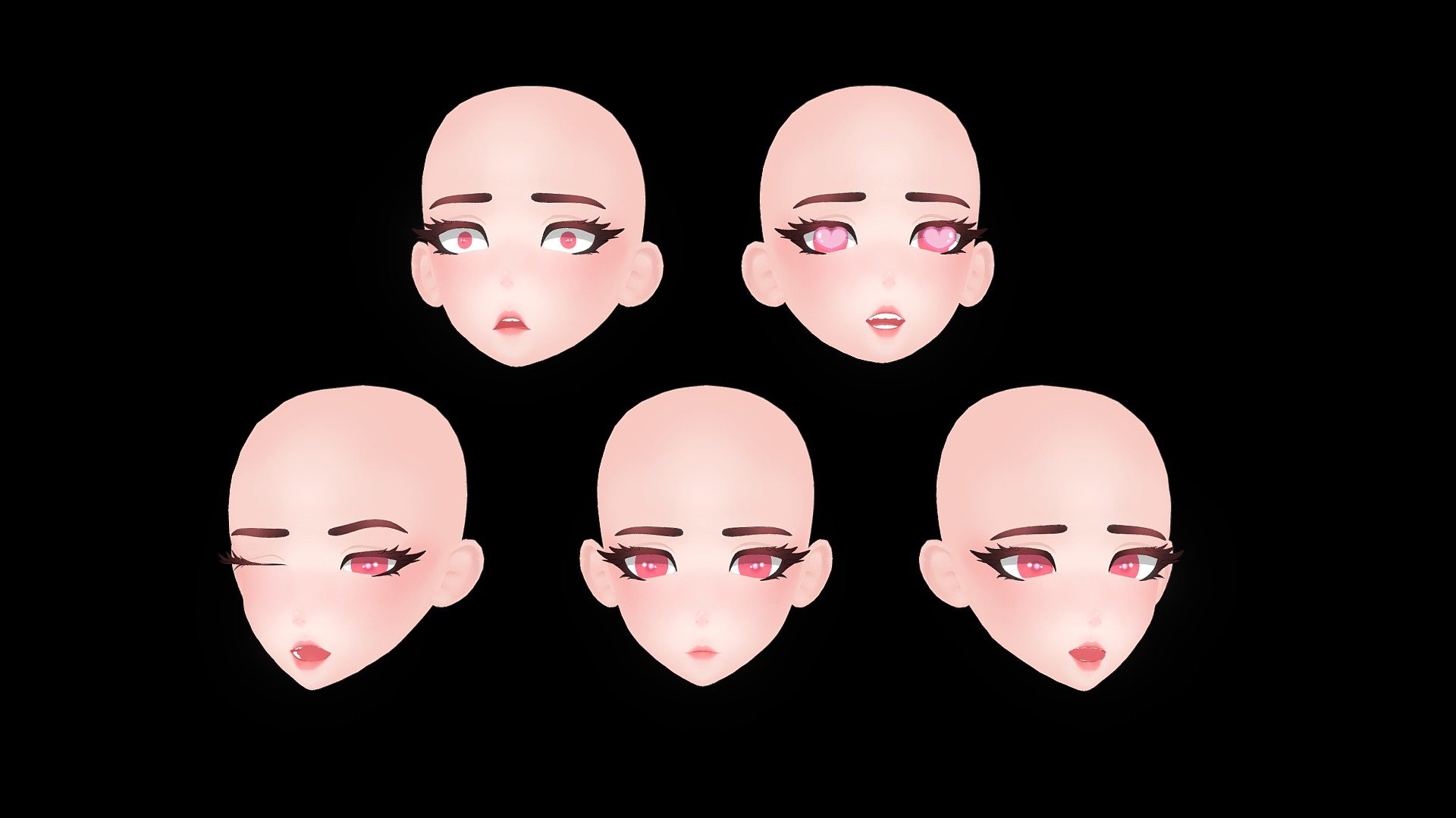 Mana Expressions - 3D model by Peachanas [2fac0c9] - Sketchfab