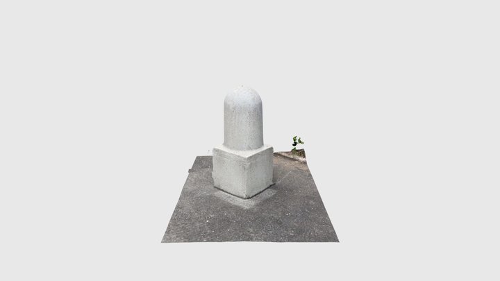 Cement Barrier 3D Model