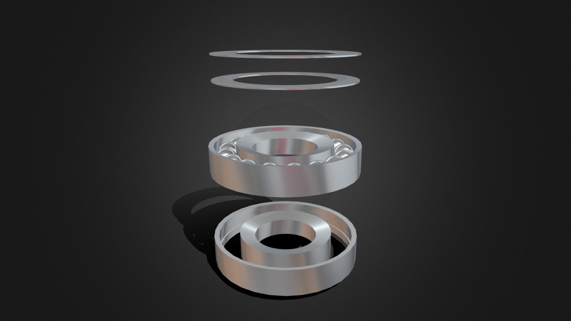 Ball Bearing Download Free 3D model by Parth19 (renderer19) [2fad1cb