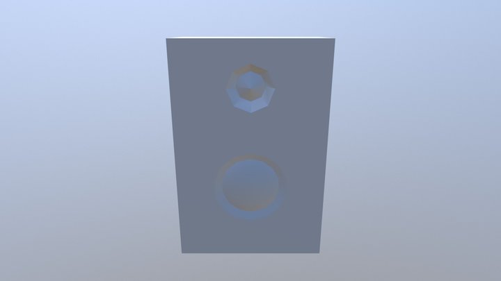 Low Højtaler 3D Model