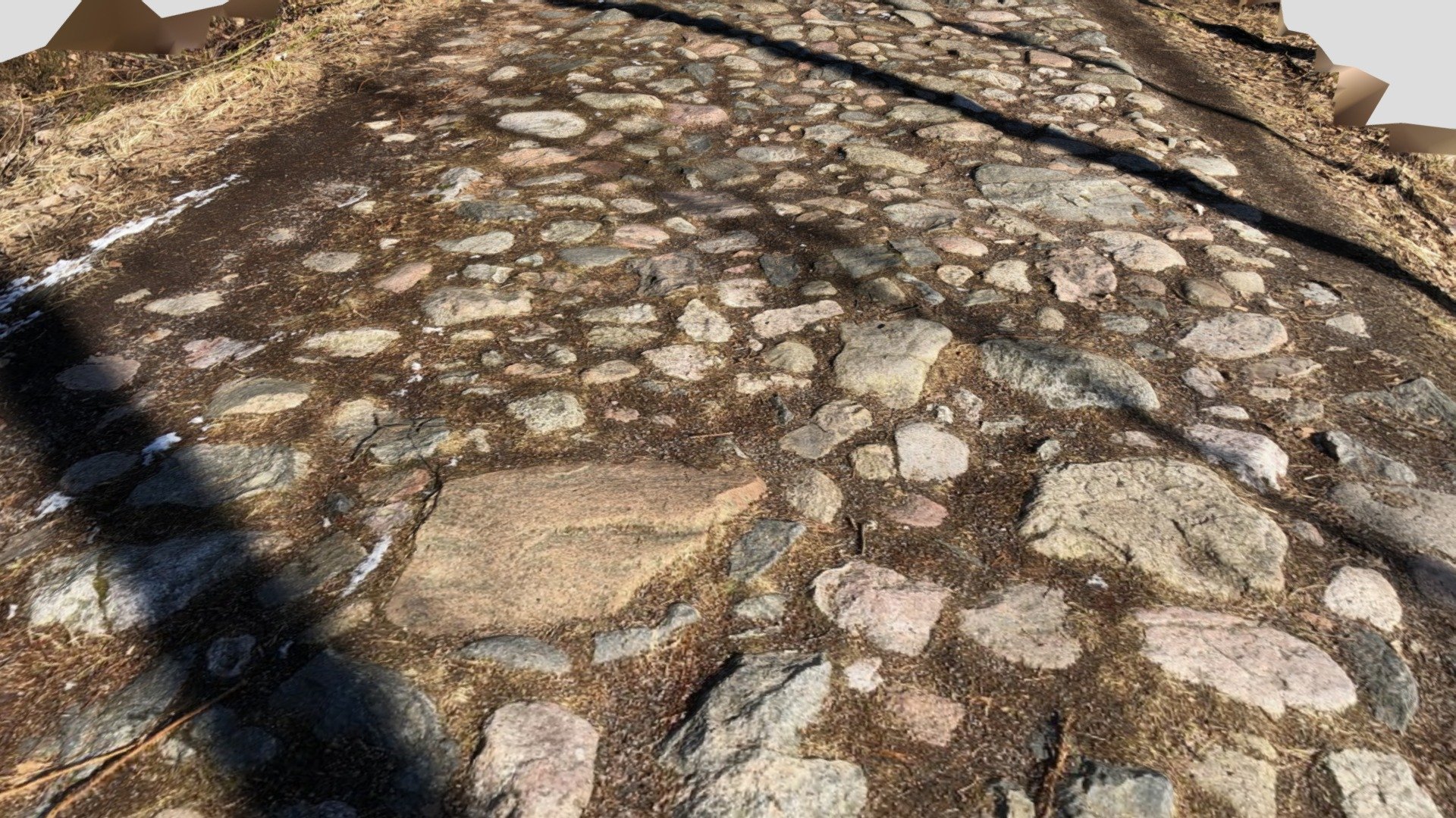 WW1 military road, Helsinki, Finland