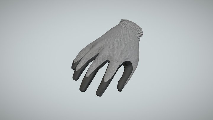 Gloves Iron Flex 3D Model