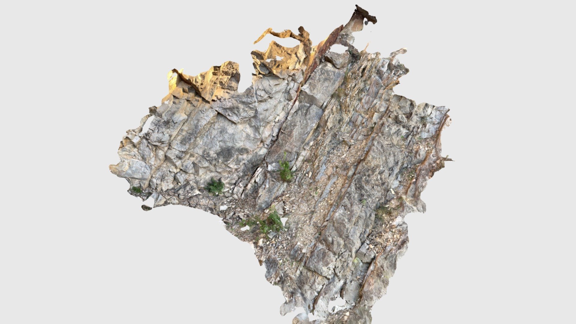 Affleurement à la carrière de La Vineuse — Sketchfab embed 3D viewer