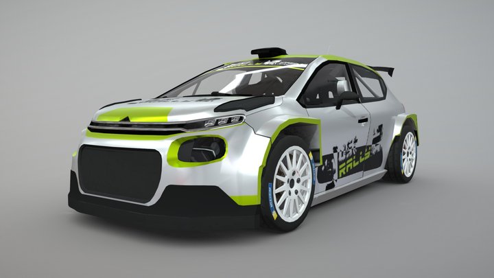 Rally Car Pro 10 3D Model