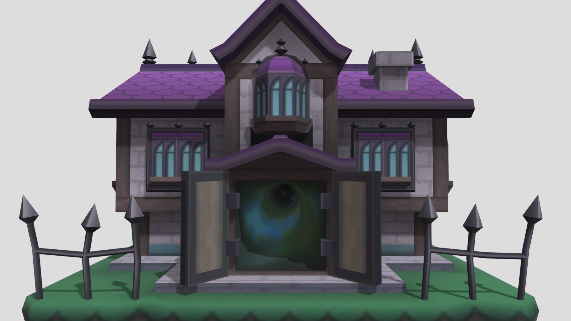 Ghost House Course - Download Free 3D model by Polygonal_64 ...