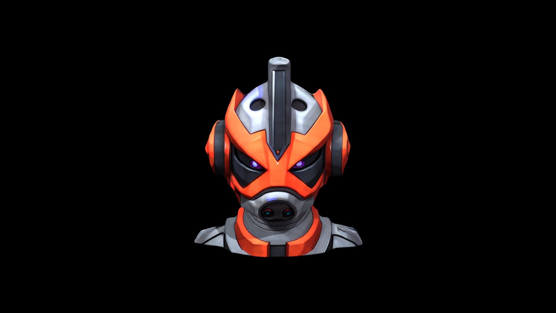 Helmet Mask Robot Cartoon 1829 - Download Free 3D model by klrxyz ...