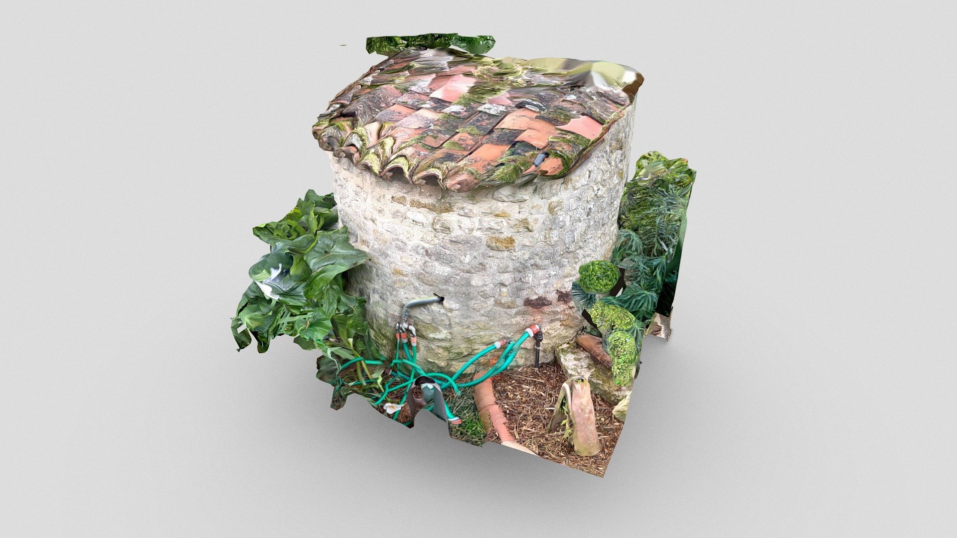 Traditional stone well