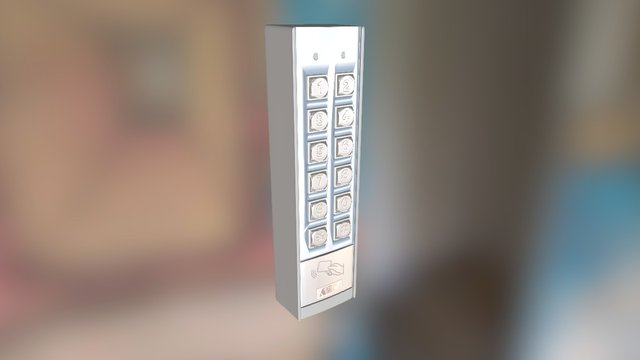 Transpondercodeschloss 3D Model