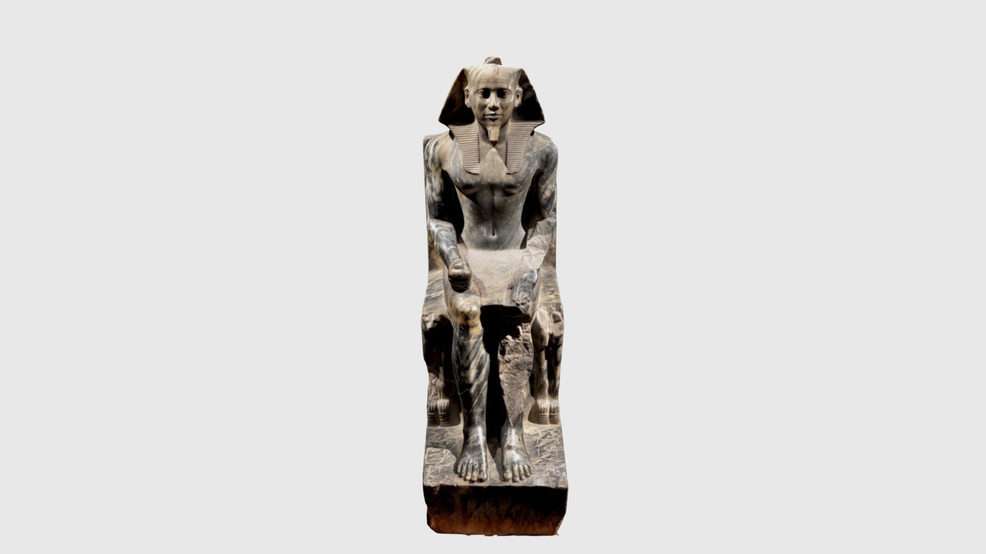 Khafre Statue from Valley Temple, Giza - Download Free 3D model by ...