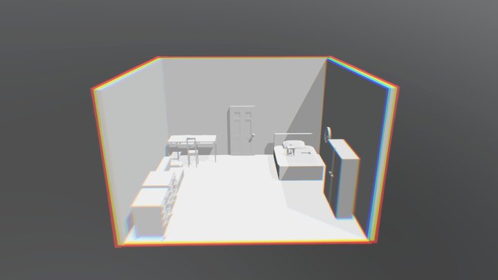 Protagonists Room 3D Model