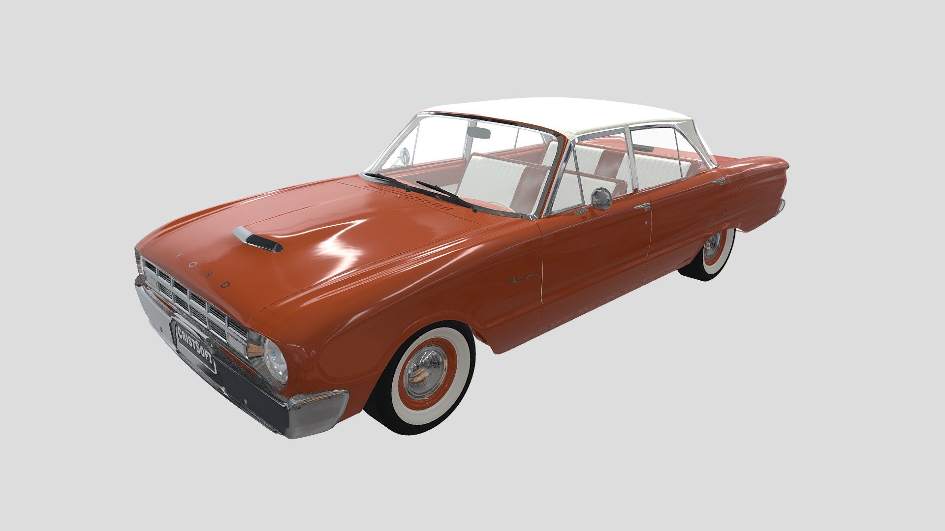 Ford Falcon 69-72 - 3D model by Cristsoft (@)  [2fb1763]