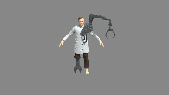 Ravn - Sculpting pose 3D Model